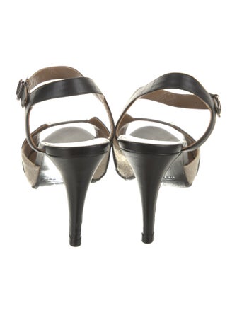 Hermès Initiale H Logo Slingback Sandals
