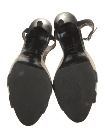 Hermès Initiale H Logo Slingback Sandals