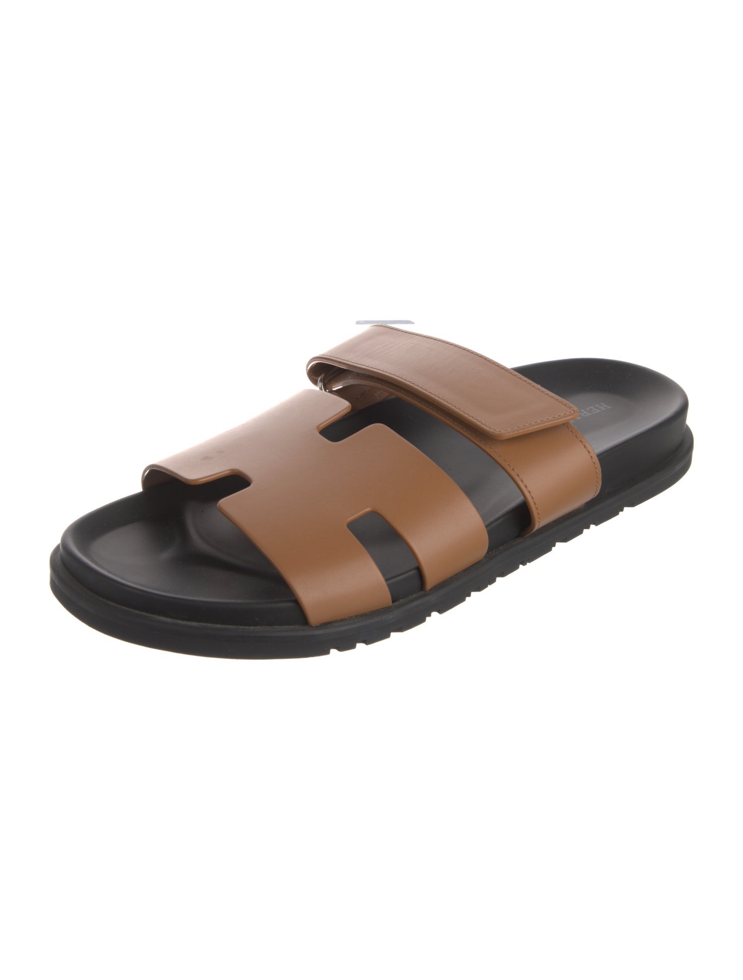 Hermès Chypre Leather Slides