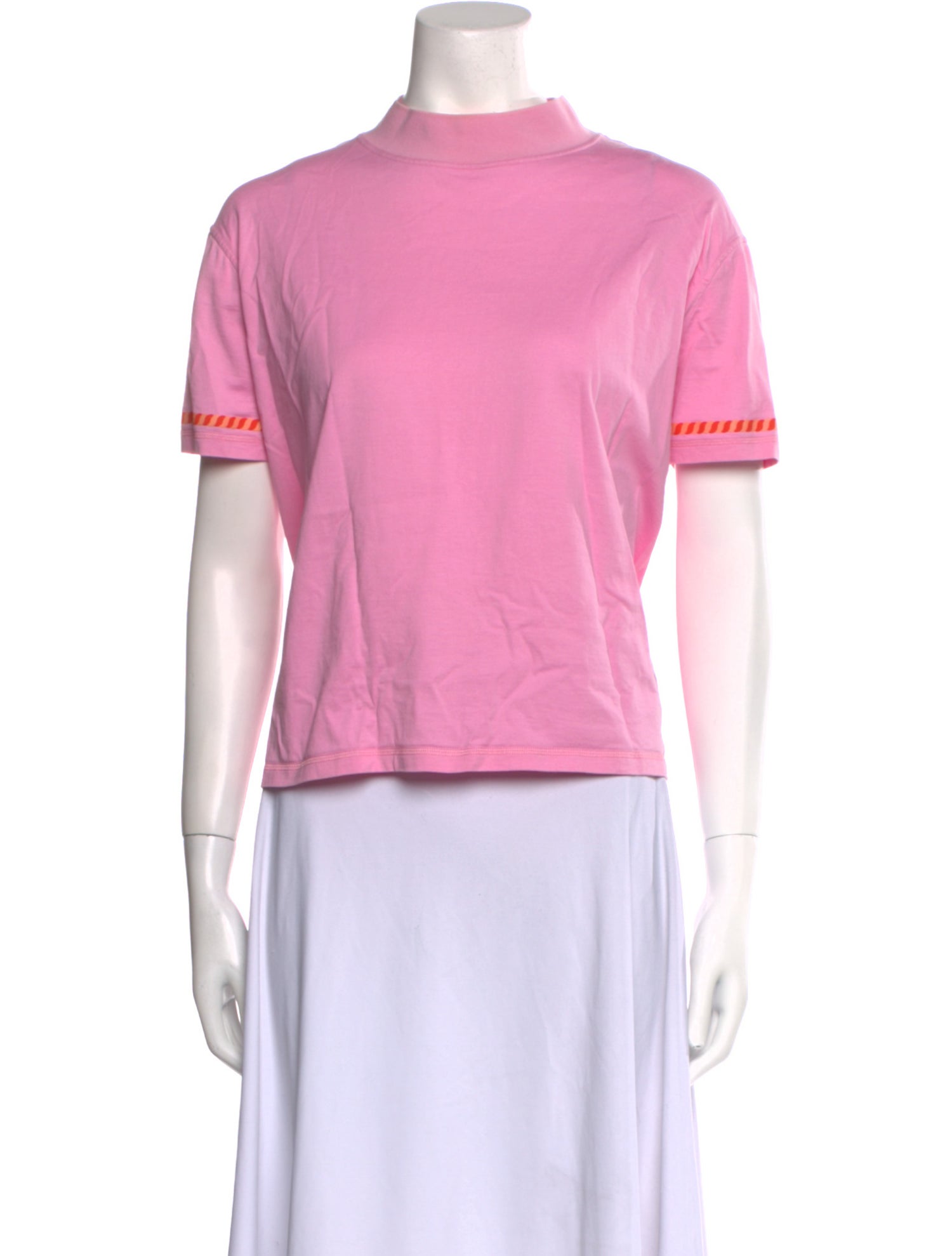 Hermès Mock Neck Short Sleeve T-Shirt