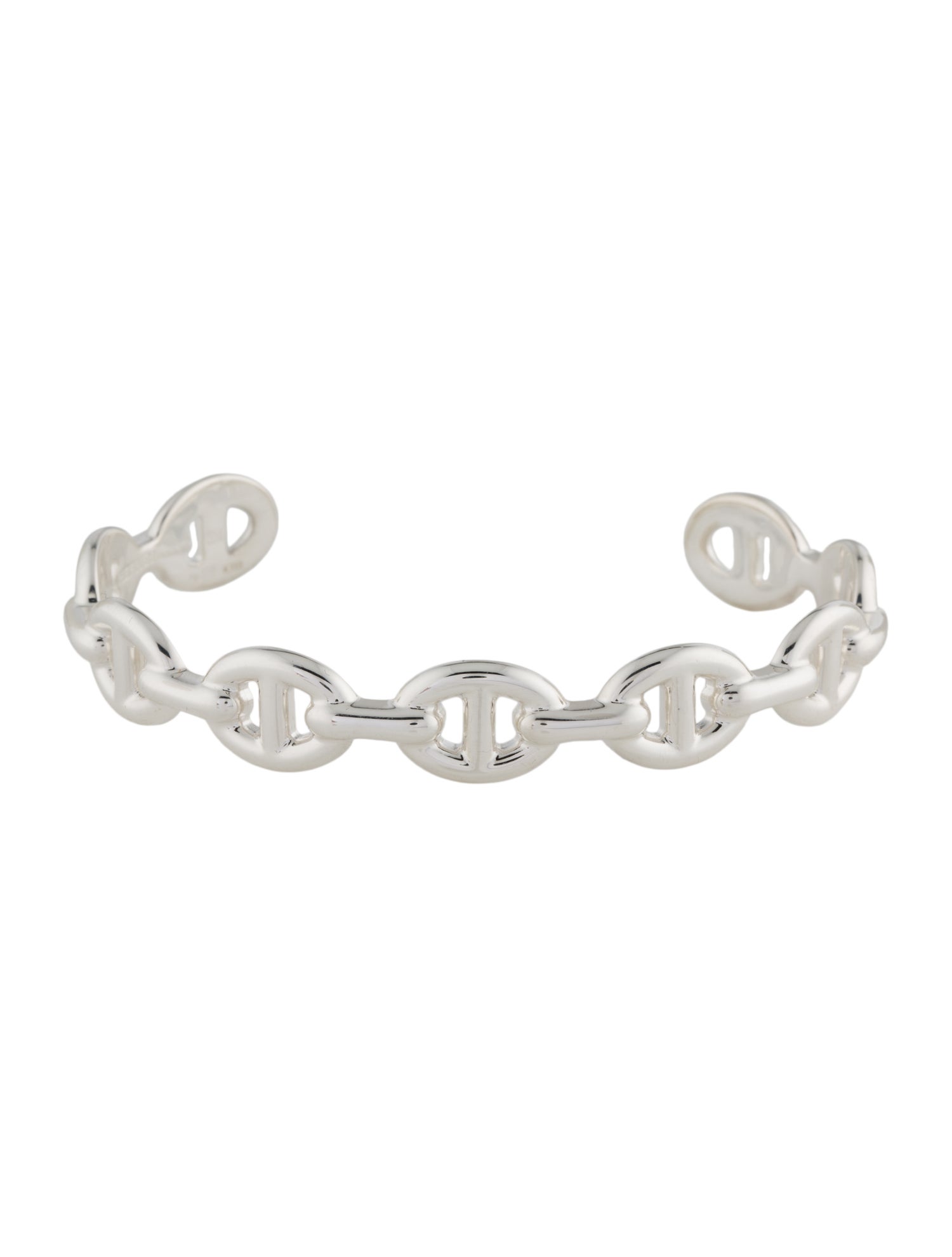 Hermès Chaîne d'Ancre Twist Earrings - Sterling Silver Drop