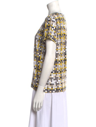 Hermès Printed Crew Neck T-Shirt