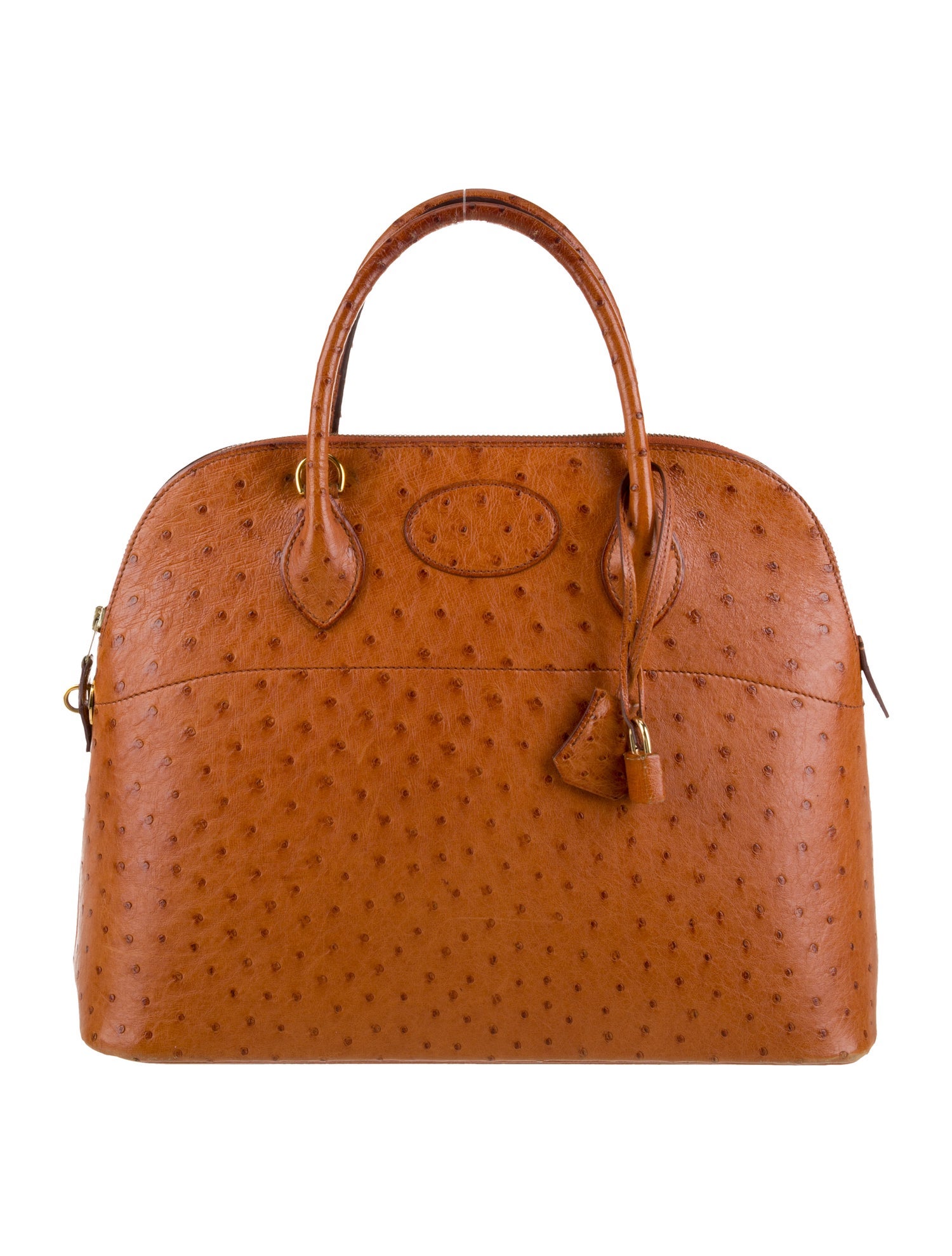 Hermès Ostrich Bolide 35