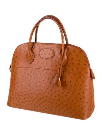 Hermès Ostrich Bolide 35