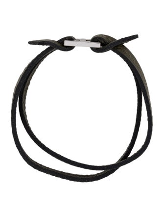 Hermès Double Leather Wrap Bracelet