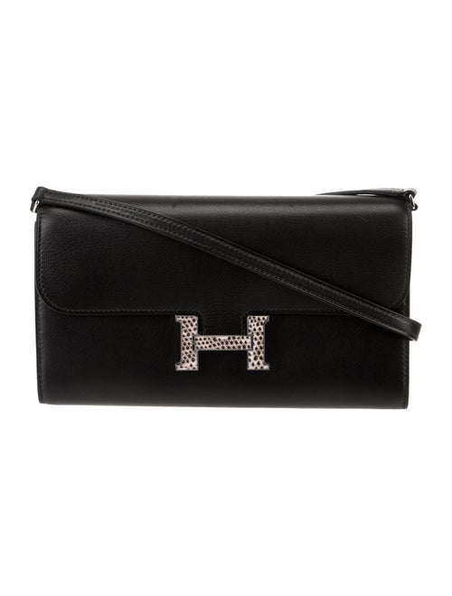 Hermès 2025 Evergrain & Varanus Salvator Lizard Constance To-Go