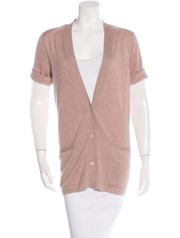 Hermès Short Sleeve Cashmere Cardigan