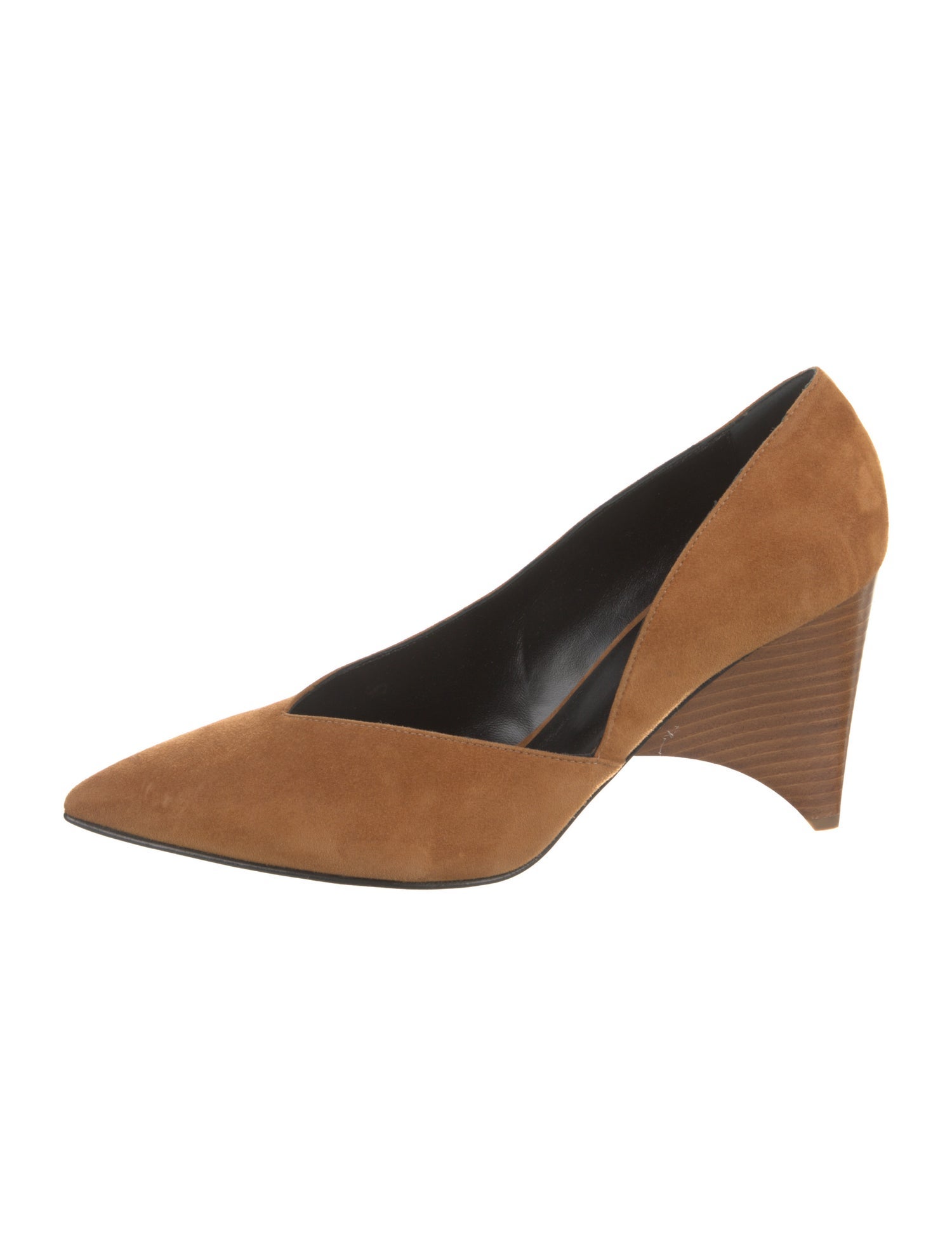 Hermès Suede D'Orsay Pumps