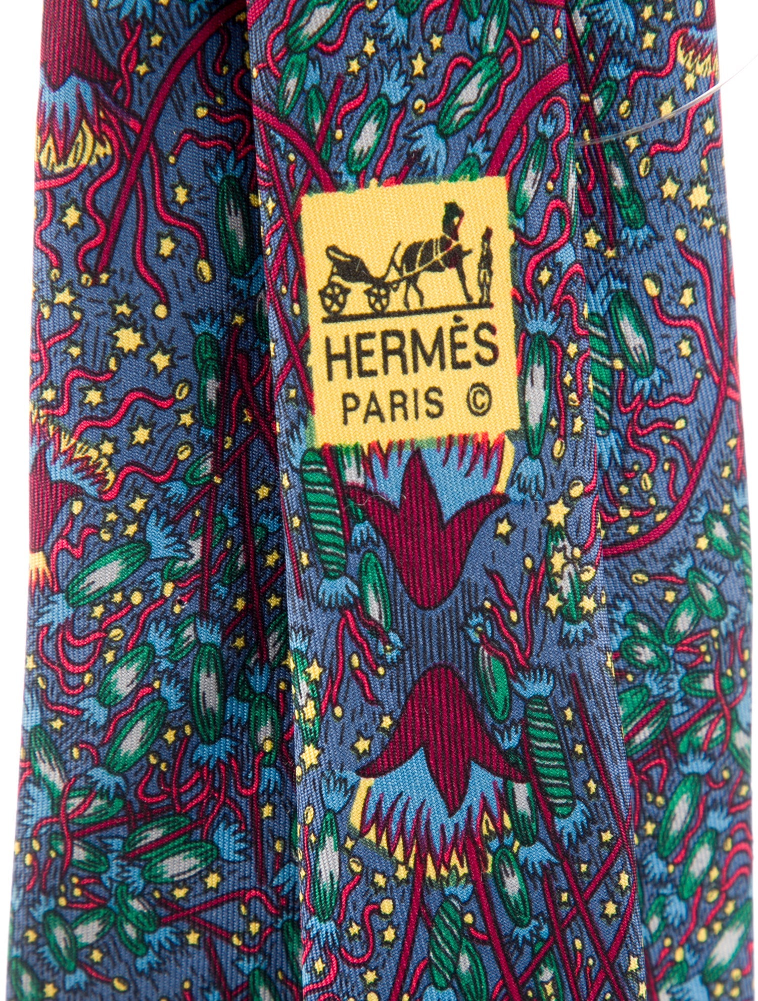 Hermès Silk Patterned Tie