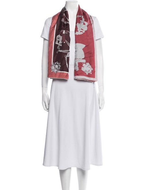 Hermès Harnais de Cour Silk Shawl