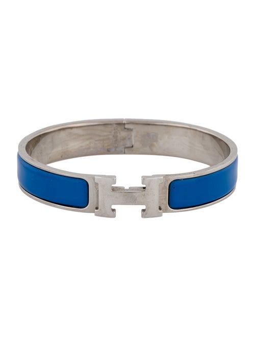 Hermès Enamel Clic H Bangle Bracelet
