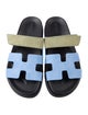 Hermès Chypre Suede Slides