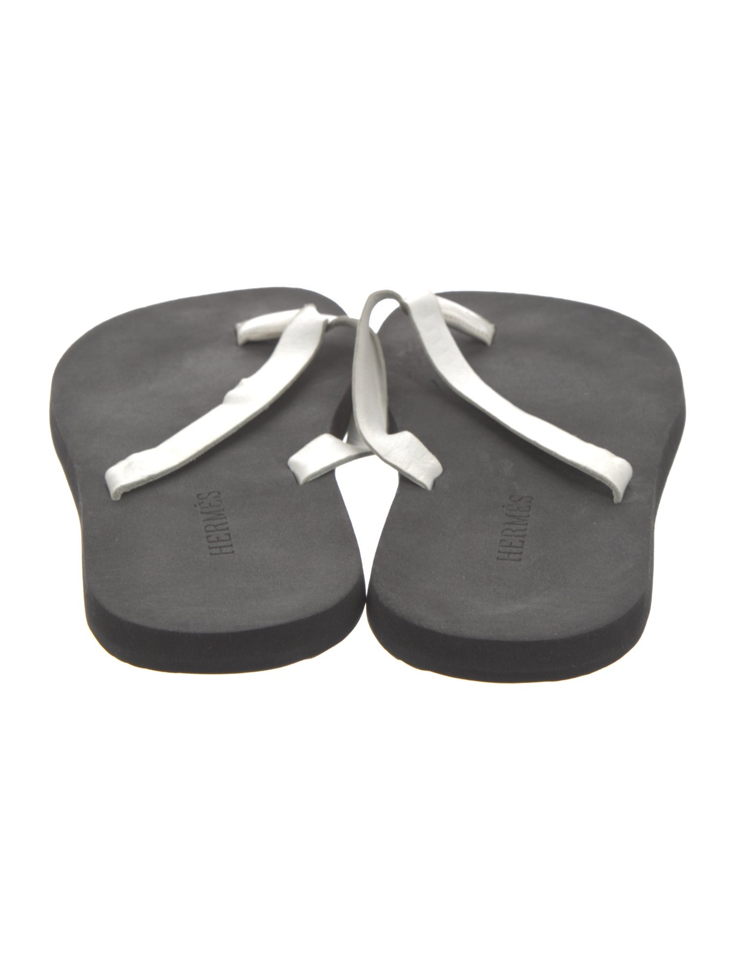 Hermès Leather Slides