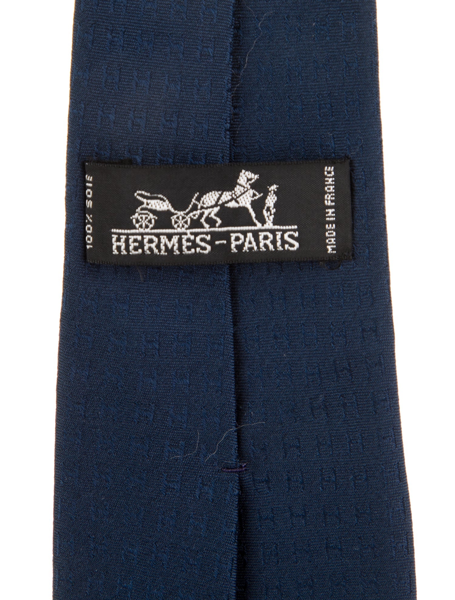 Hermès Silk Patterned Tie