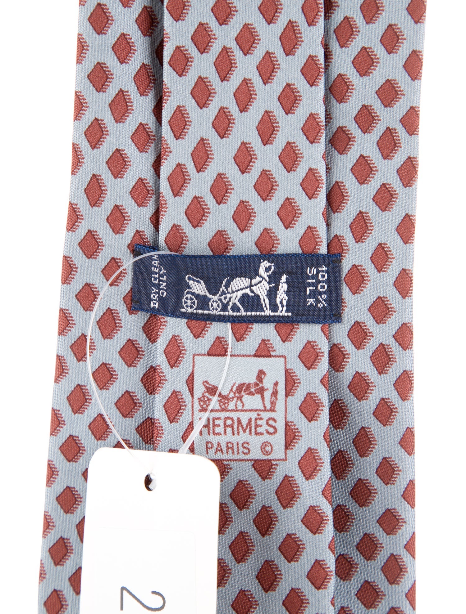 Hermès Silk Patterned Tie