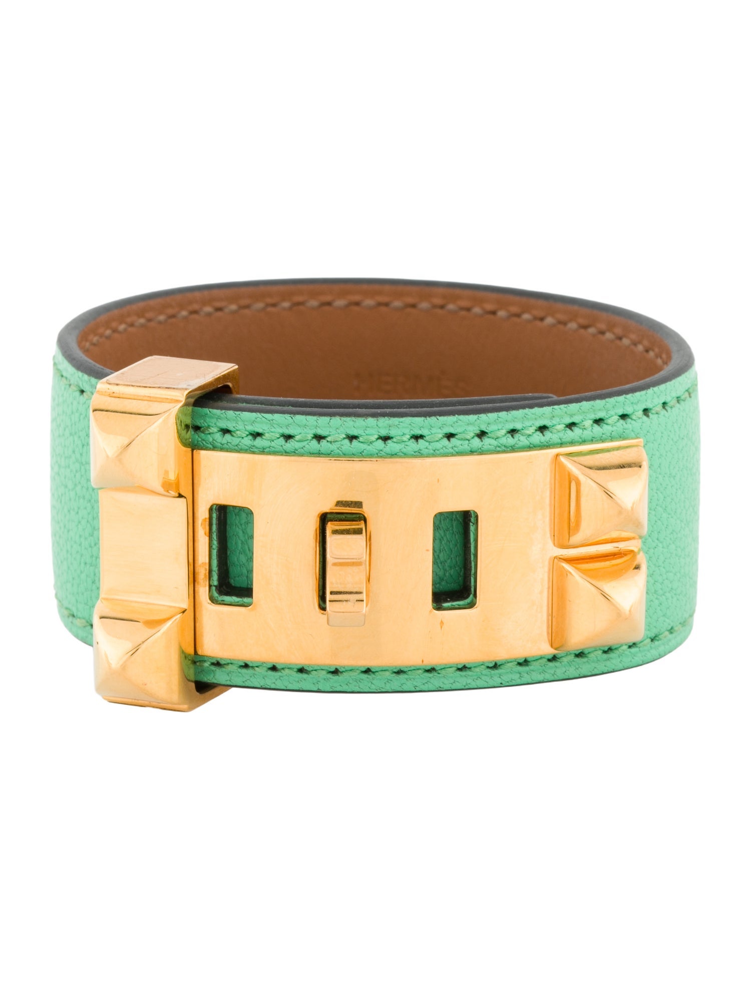 Hermès Leather Collier De Chien 24 Bracelet