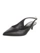Hermès Hapi Leather Slingback Pumps