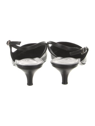 Hermès Hapi Leather Slingback Pumps