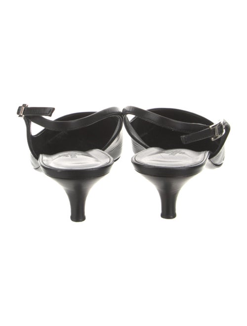 Hermès Hapi Leather Slingback Pumps