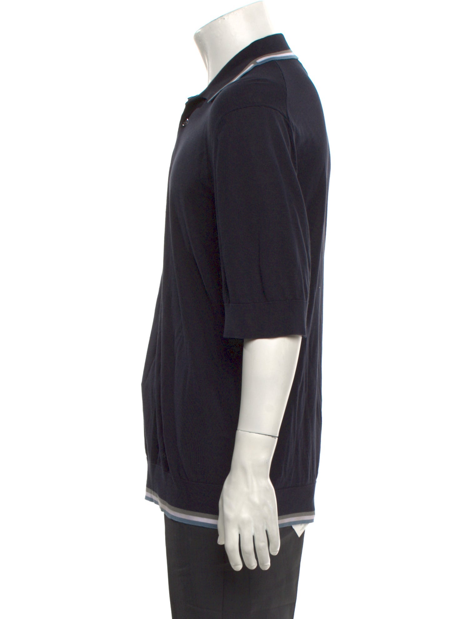 Hermès Collar Long Sleeve Polo Shirt