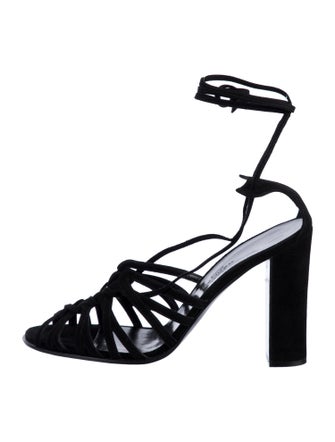 Hermès Suede Gladiator Sandals