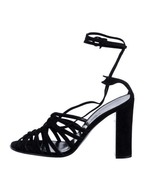 Hermès Suede Gladiator Sandals