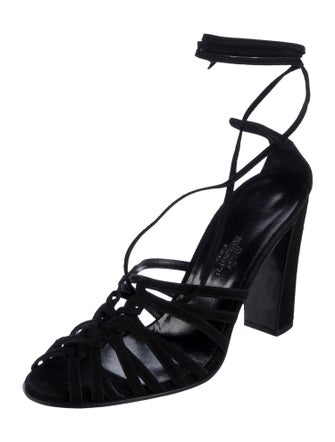 Hermès Suede Gladiator Sandals