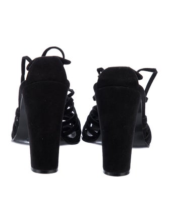 Hermès Suede Gladiator Sandals