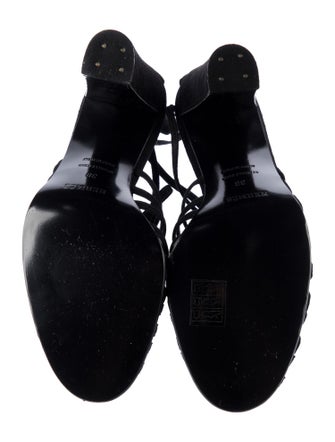 Hermès Suede Gladiator Sandals