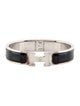Hermès Enamel Clic H Bangle Bracelet