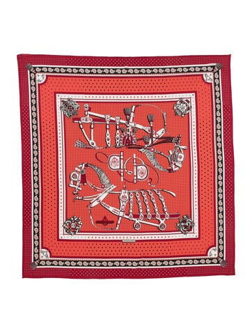 Hermès Scarves and Shawls Harnais de Cour Cashmere Shawl 140cm