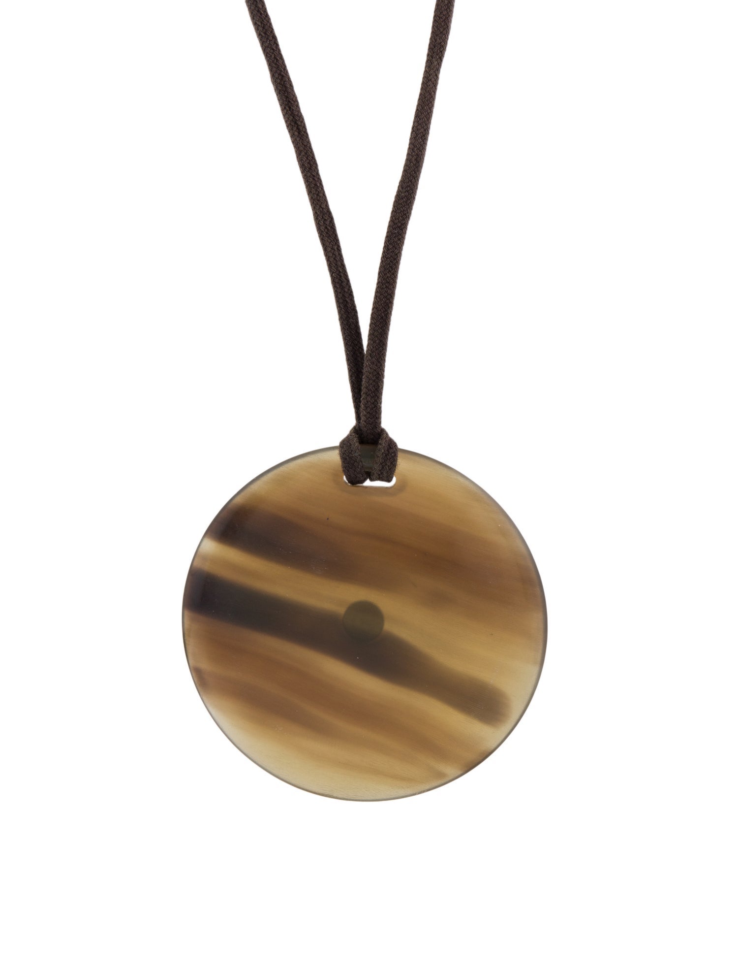 Hermès Horn Pendant Necklace