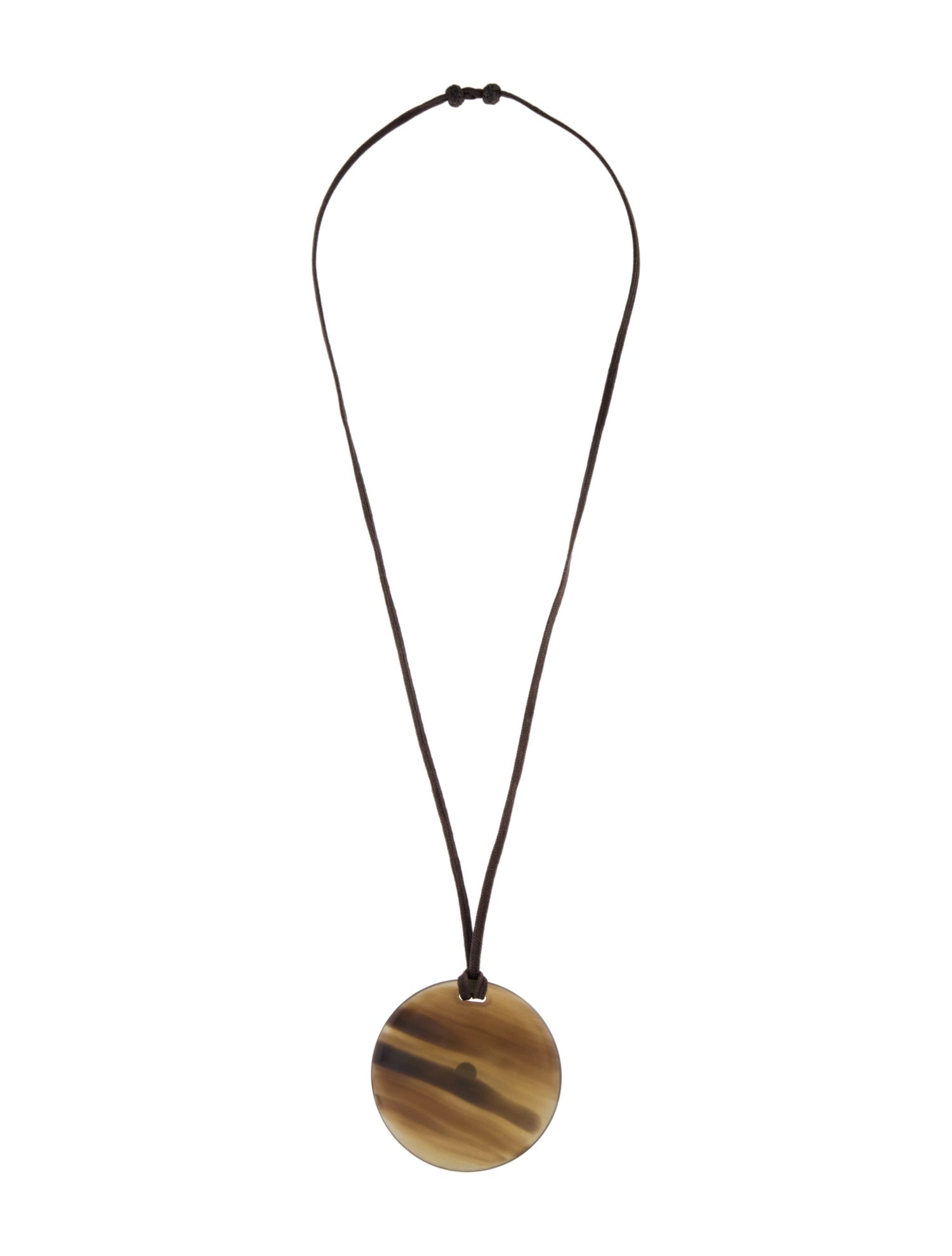 Hermès Horn Pendant Necklace