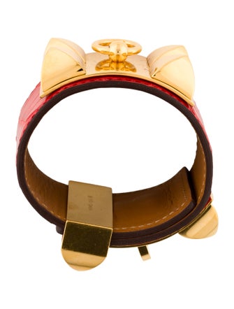 Hermès Alligator Leather Collier de Chien Bracelet