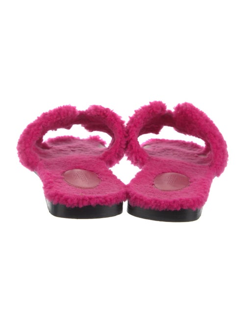 Hermès Oran Shearling Slides