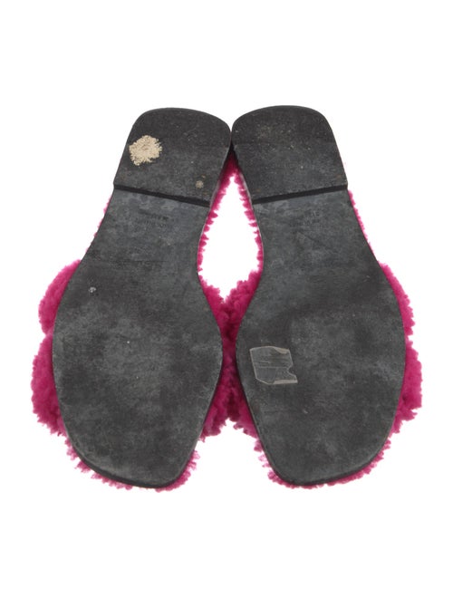 Hermès Oran Shearling Slides