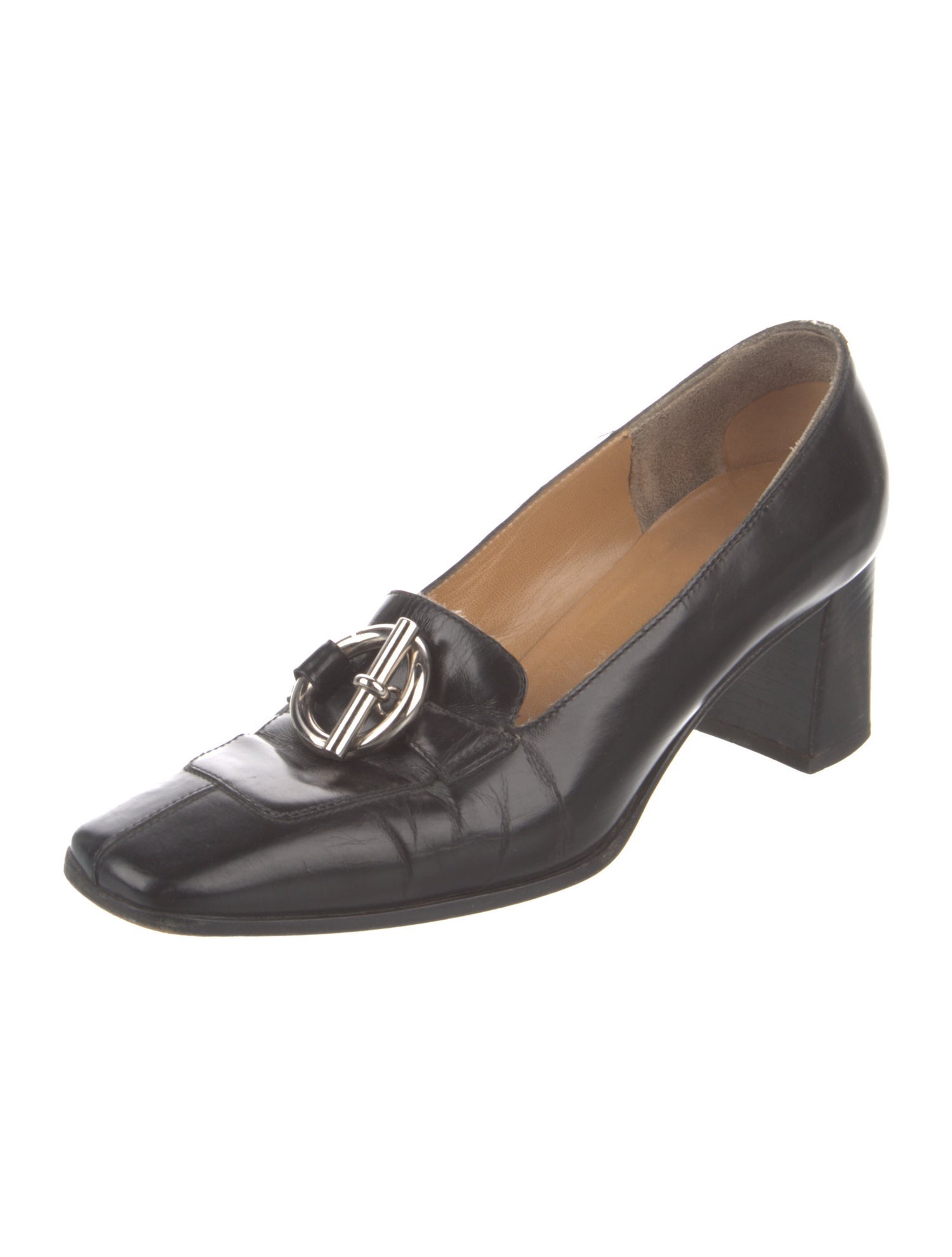 Hermès Vintage Chaîne d'Ancre Insignia Pumps