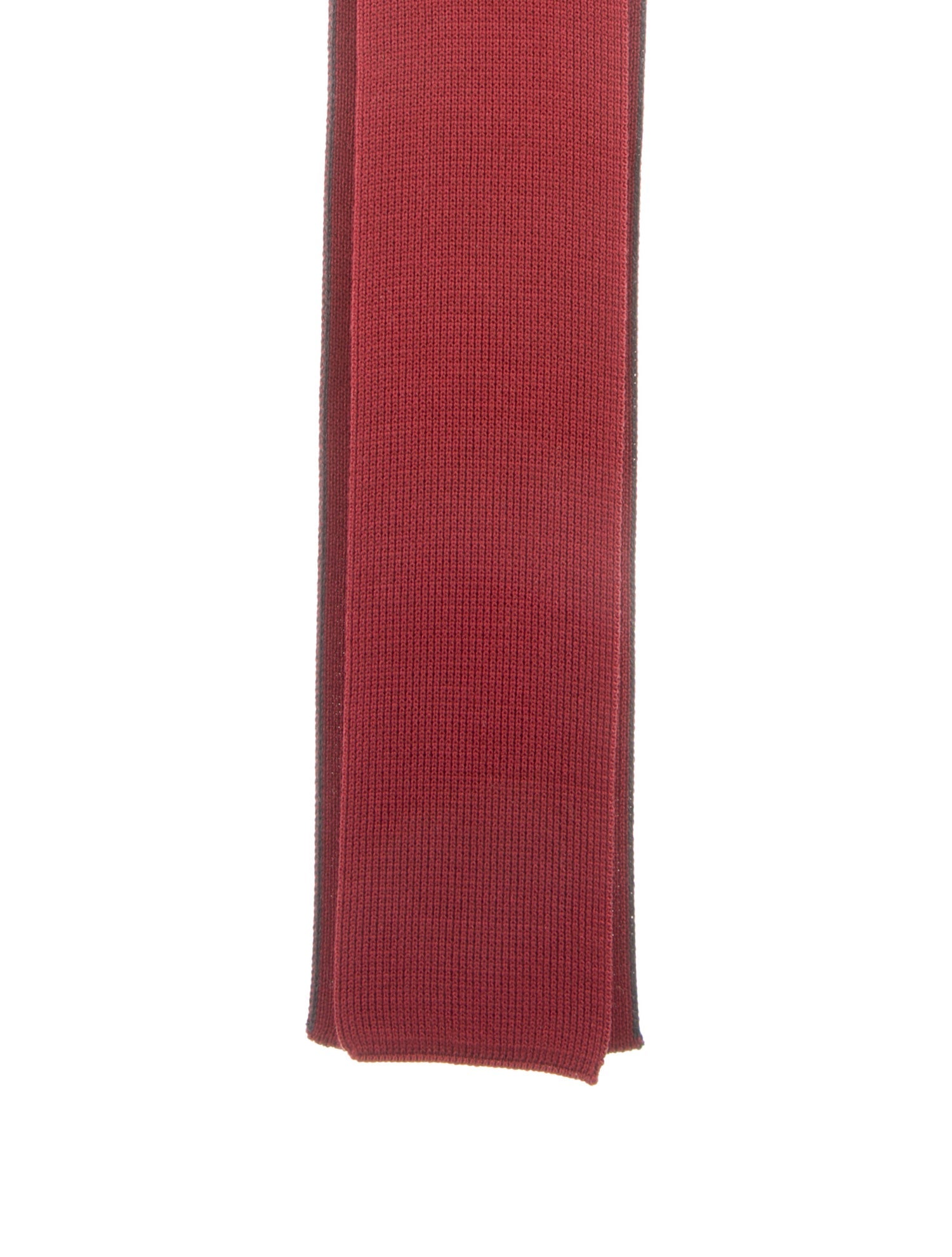Hermès Solid Pattern Tie