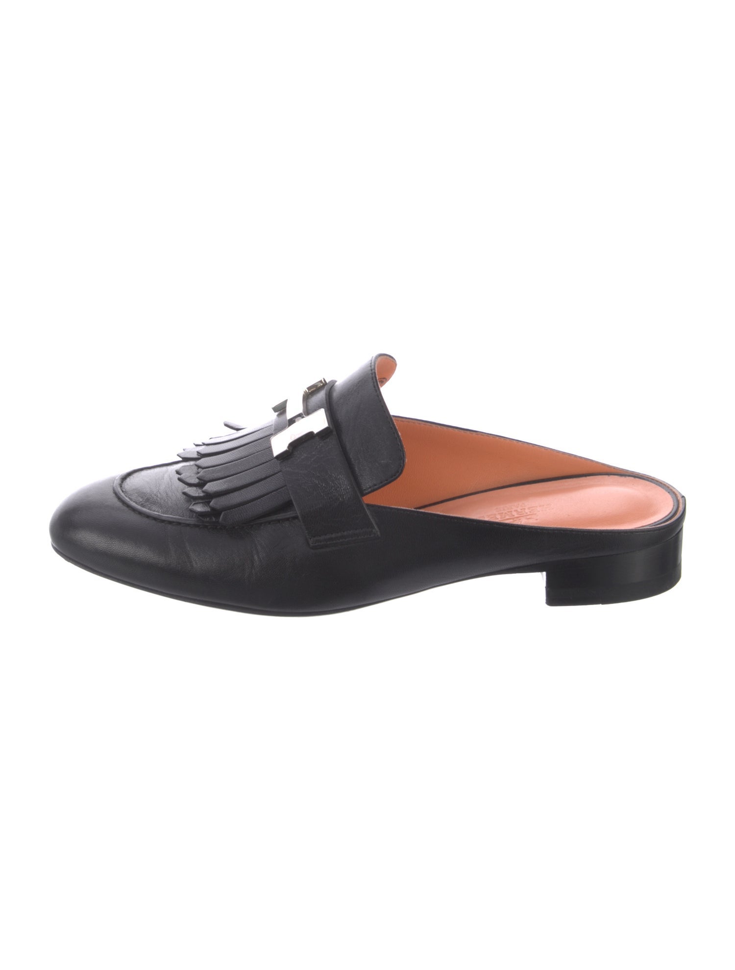 Hermès Rivoli Leather Mules