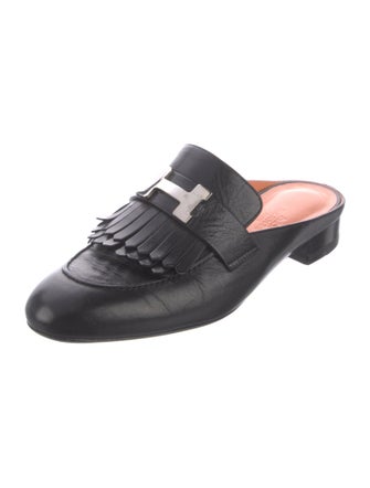 Hermès Rivoli Leather Mules