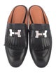 Hermès Rivoli Leather Mules