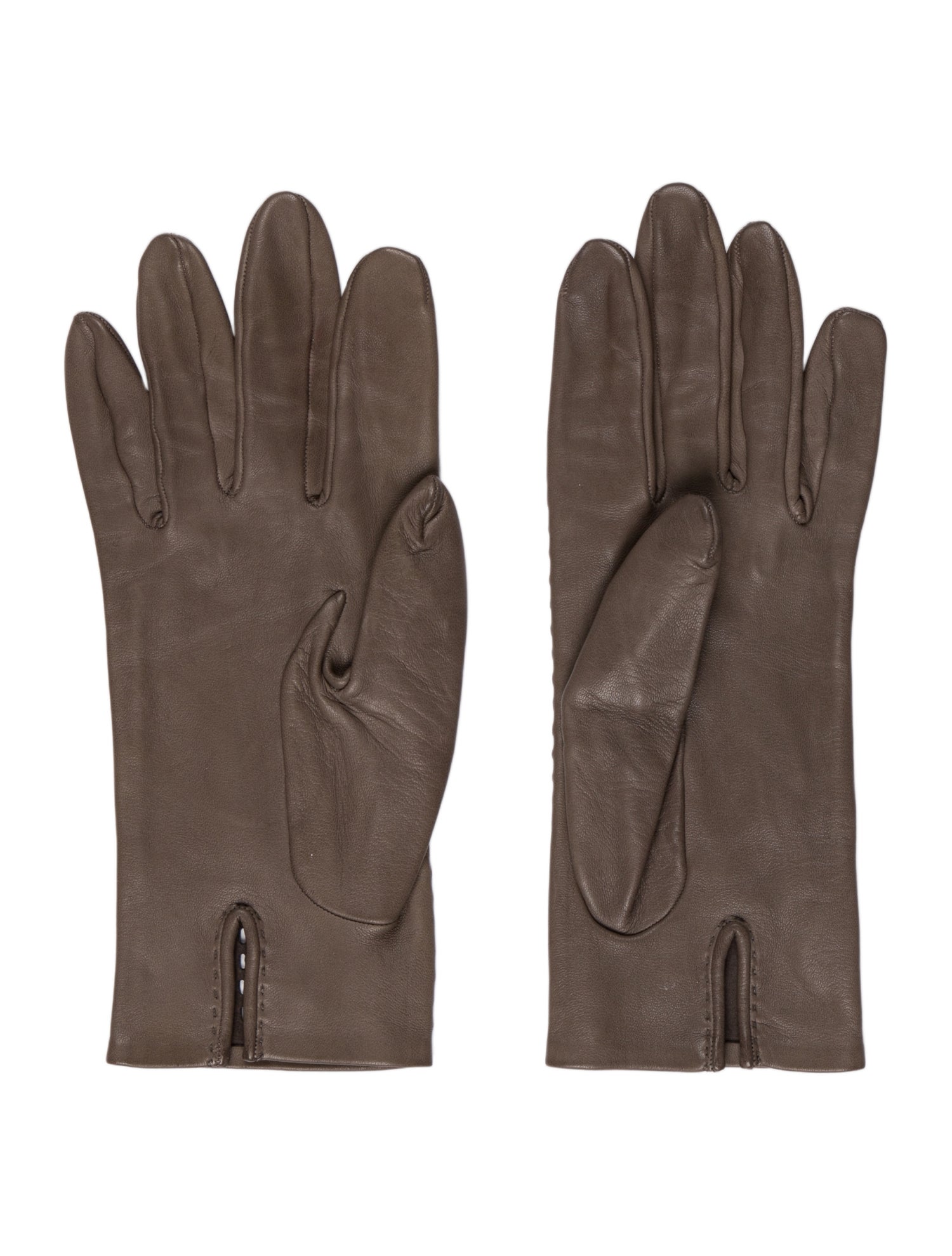 Hermès Lambskin Perforated Gloves