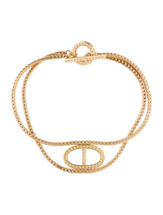 Hermès 18K Chaine de d'Ancre Danae Bracelet, Small Model
