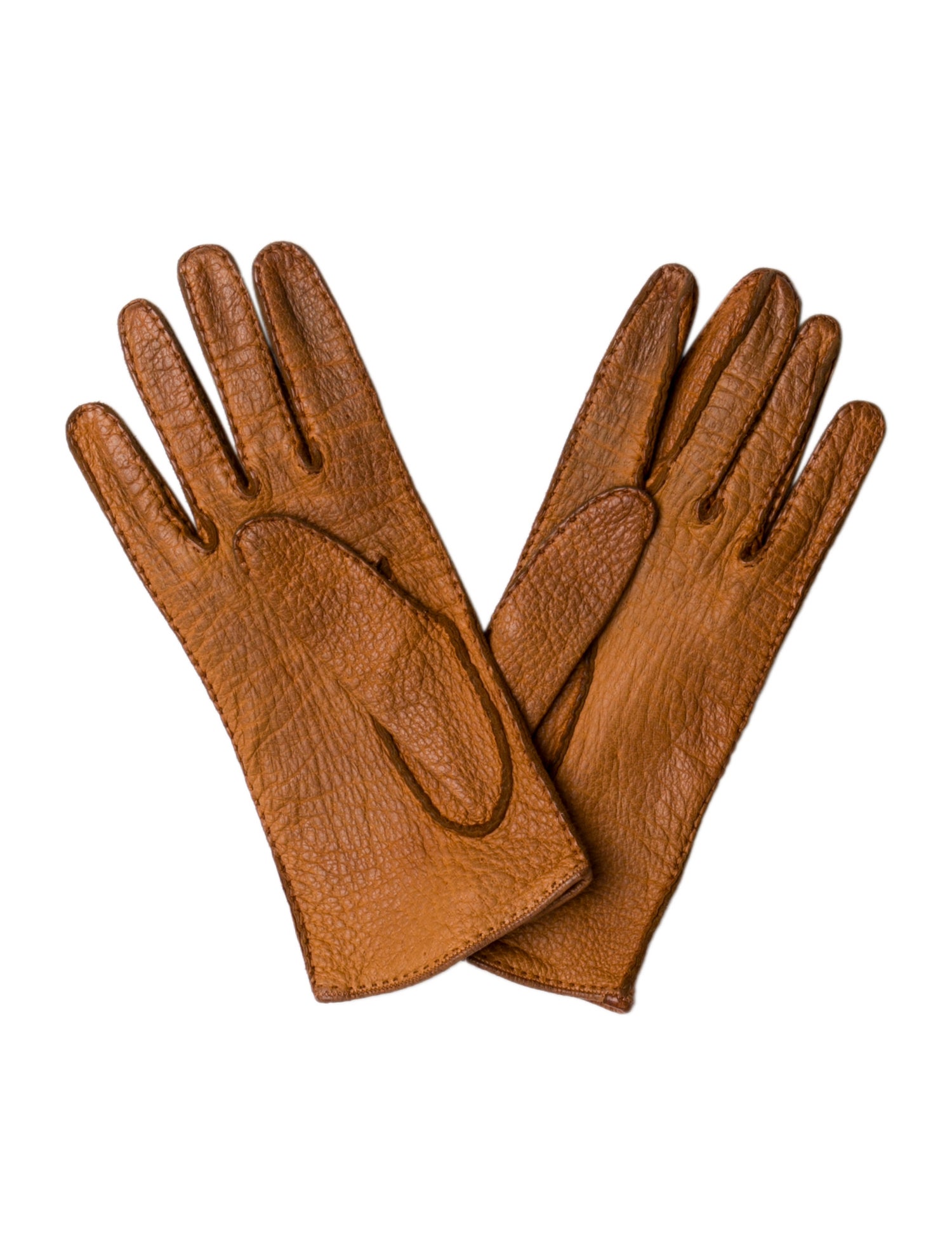 Hermès Leather Gloves