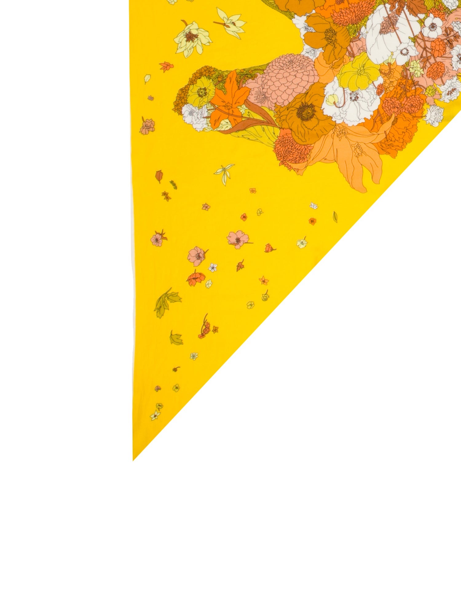 Hermès Robe Legere Losange Cashmere Triangle Scarf