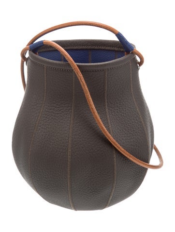Hermès Bucket Bags Petit h Evercolor Sac Coloquinte