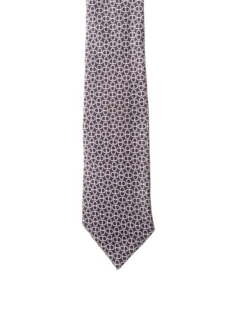 Hermès Silk pattern tie