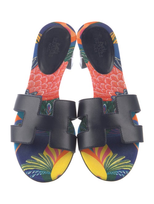 Hermès Oasis Leather Slides