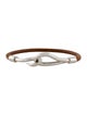 Hermès Leather Jumbo Hook With Bridle Wrap Bracelet