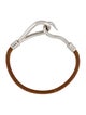 Hermès Leather Jumbo Hook With Bridle Wrap Bracelet